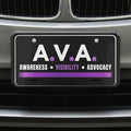 A.V.A. Awareness Visibility Advocacy Car Tag – Epilepsy Awareness License Plate - Vehicle License Plates/Tags - EpiAl's Shop