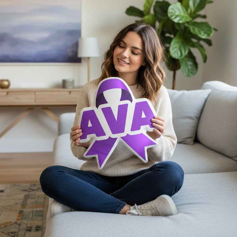 AVA Shaped Pillow — Quiet Presence, Clear Purpose - Decor, Pillows, Shaped - EpiAl's Shop