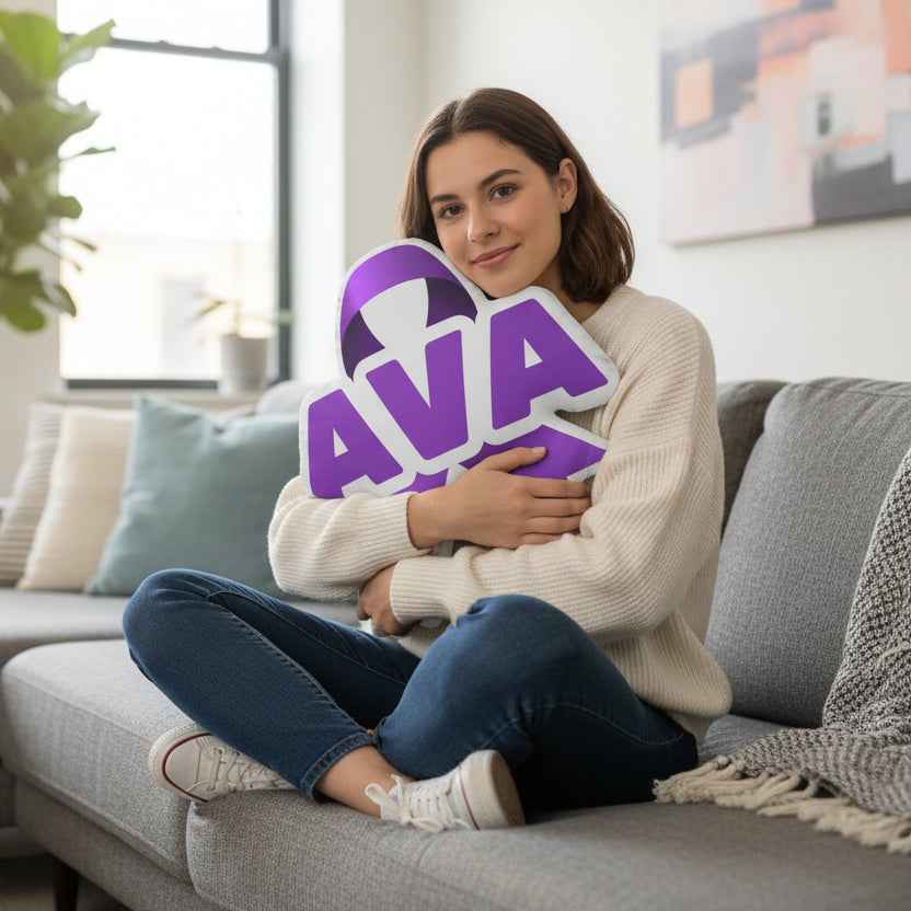 AVA Shaped Pillow — Quiet Presence, Clear Purpose - Decor, Pillows, Shaped - EpiAl's Shop