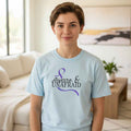 Aware & Unafraid T-Shirt – Epilepsy Awareness Purple Tee - Clothing, Unisex, T-Shirts - EpiAl's Shop