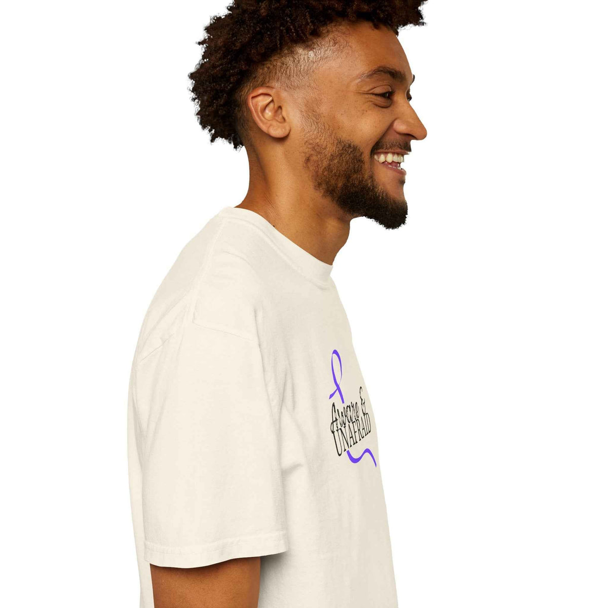 Aware & Unafraid T-Shirt – Epilepsy Awareness Purple Tee - Clothing, Unisex, T-Shirts - EpiAl's Shop