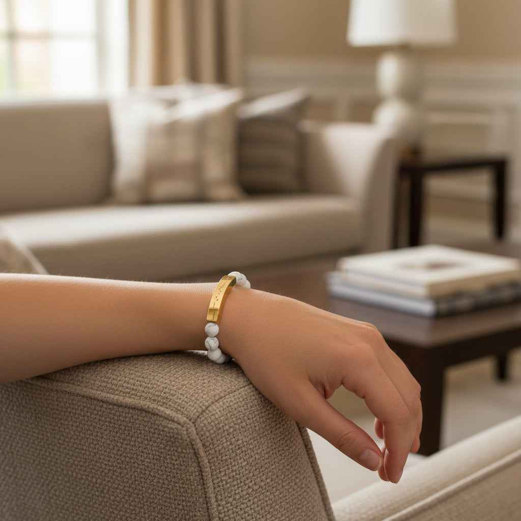 AWARENESS Morse Code Bracelet – Epilepsy Awareness Beaded Bar Bracelet - Jewelry, Bracelets - EpiAl's Shop