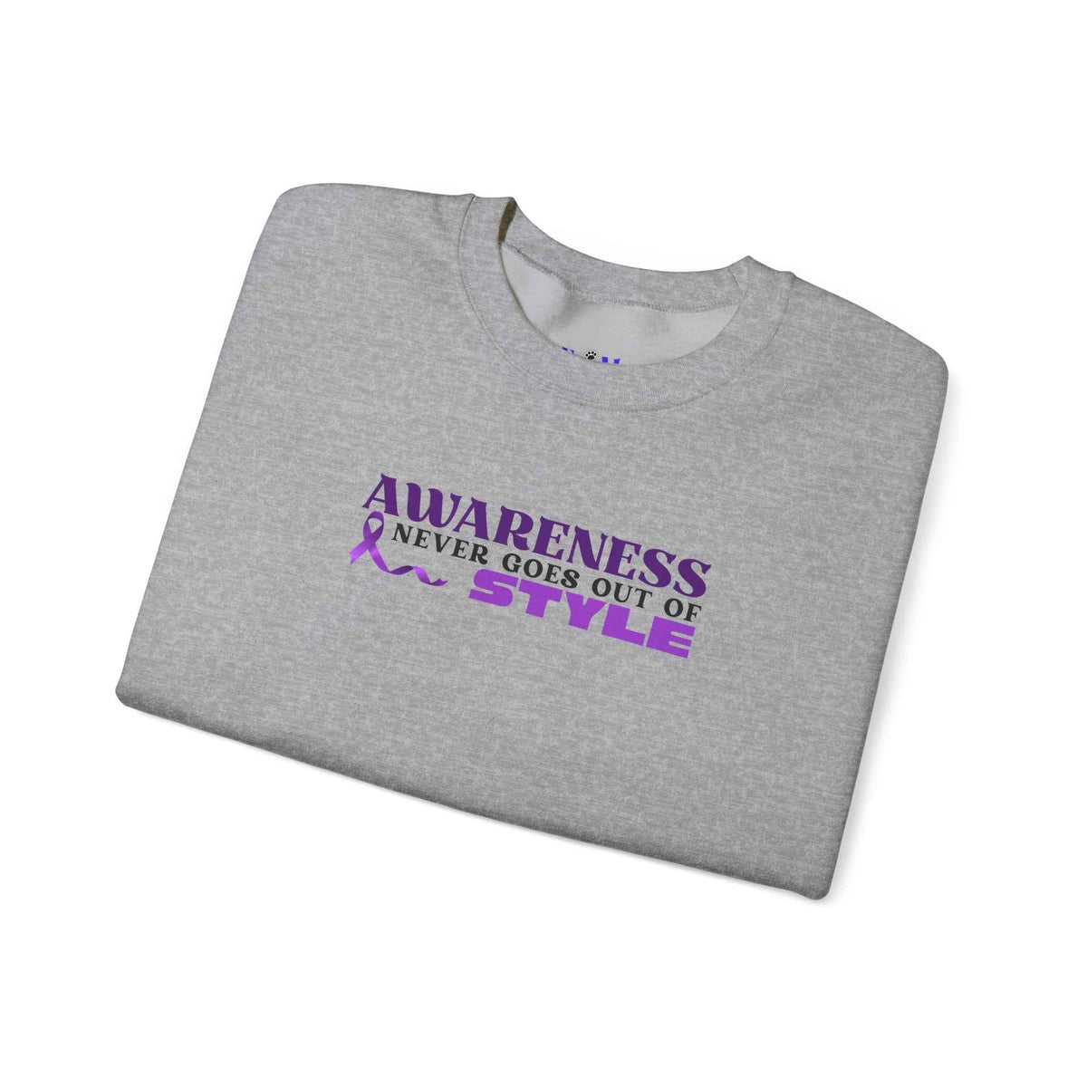 “Awareness Never Goes Out of Style” Embroidered Sweatshirt - Clothing, Unisex, Sweatshirts - EpiAl's Shop