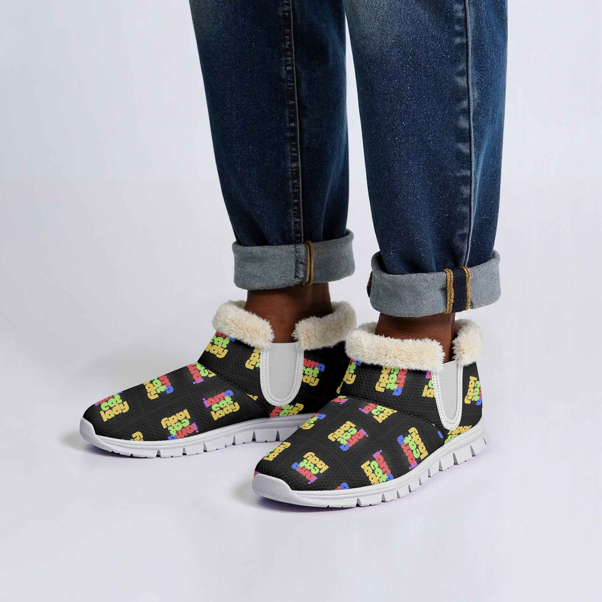 I Am a Cat Lady EVA Winter Snow Boots