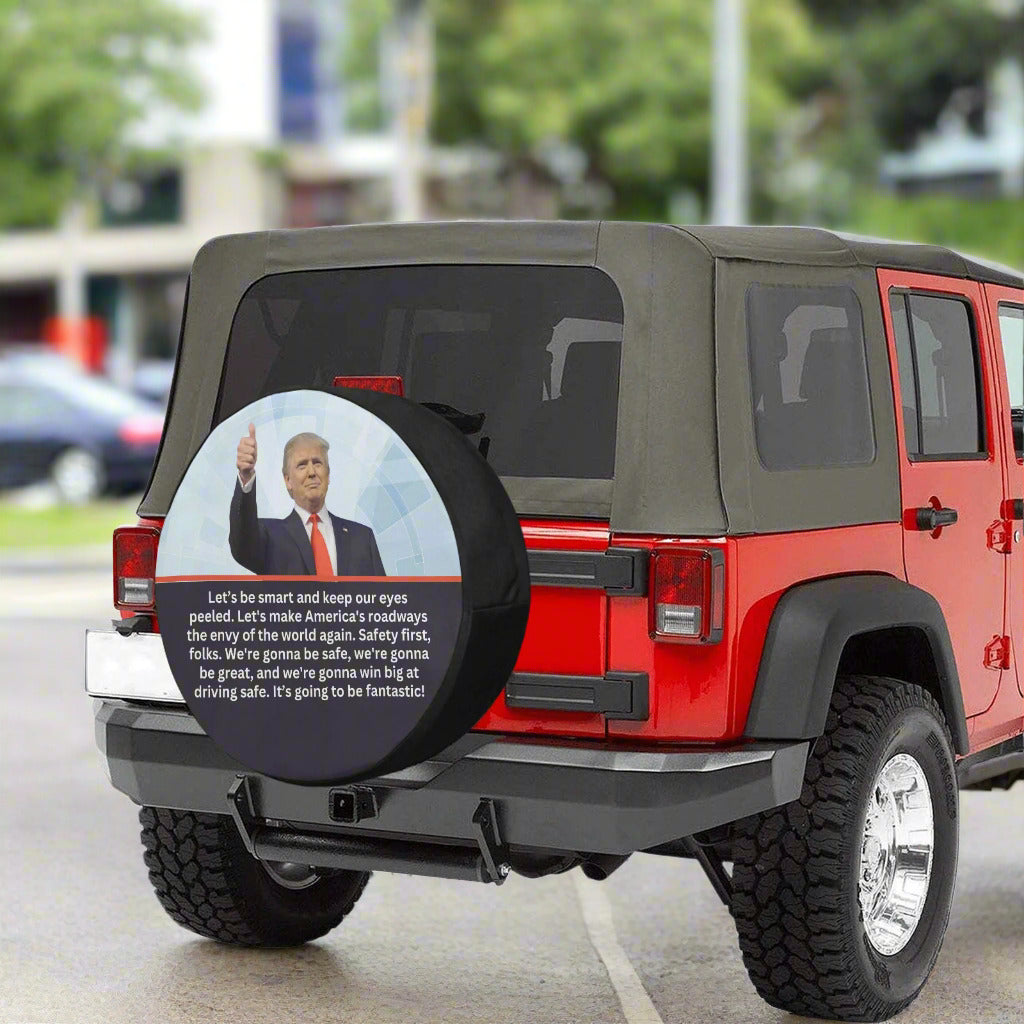 Trump Safe Spare Tire Cover (Medium)(16")