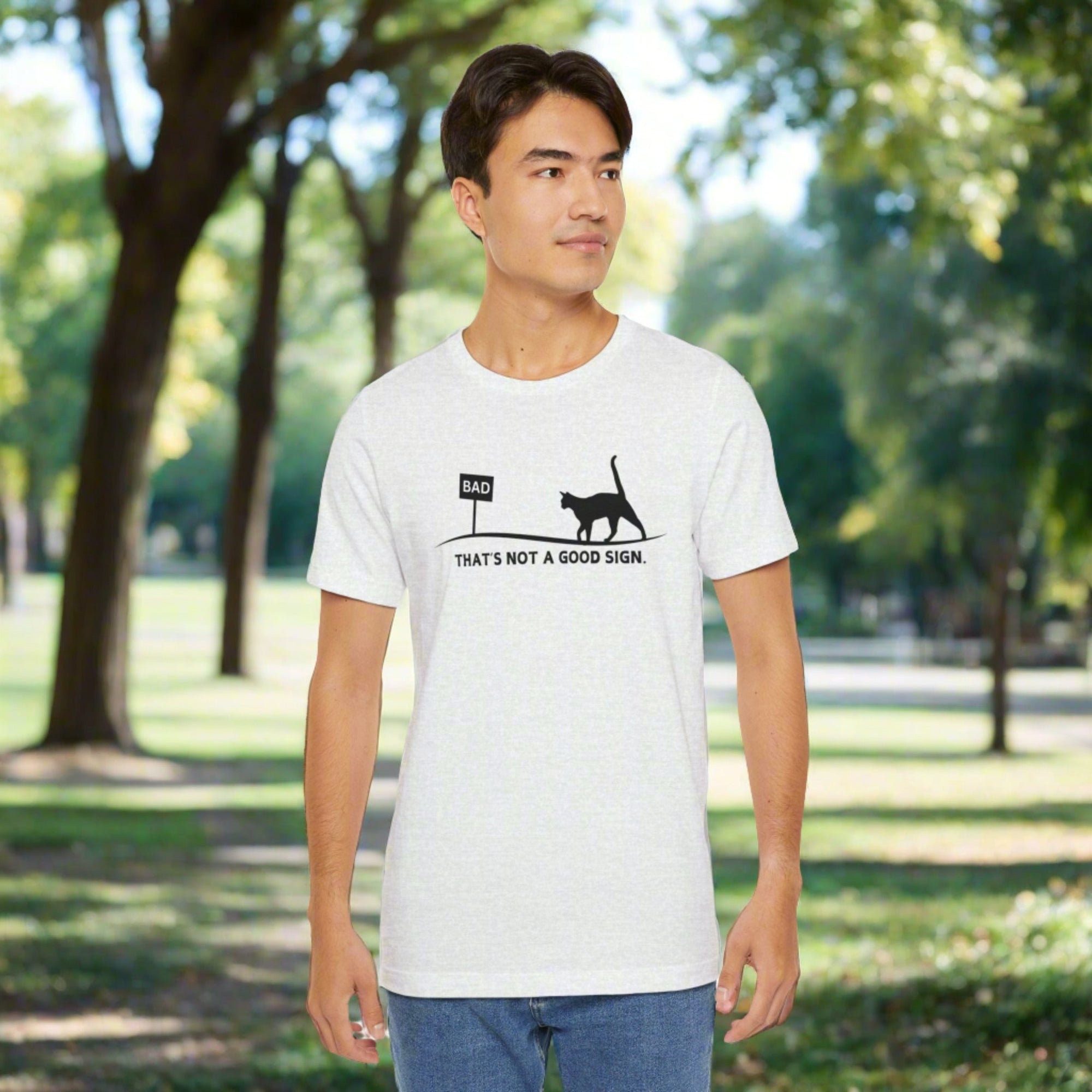 Bad Sign Unisex Jersey Short Sleeve Tee - T - Shirt - Epileptic Al’s Shop