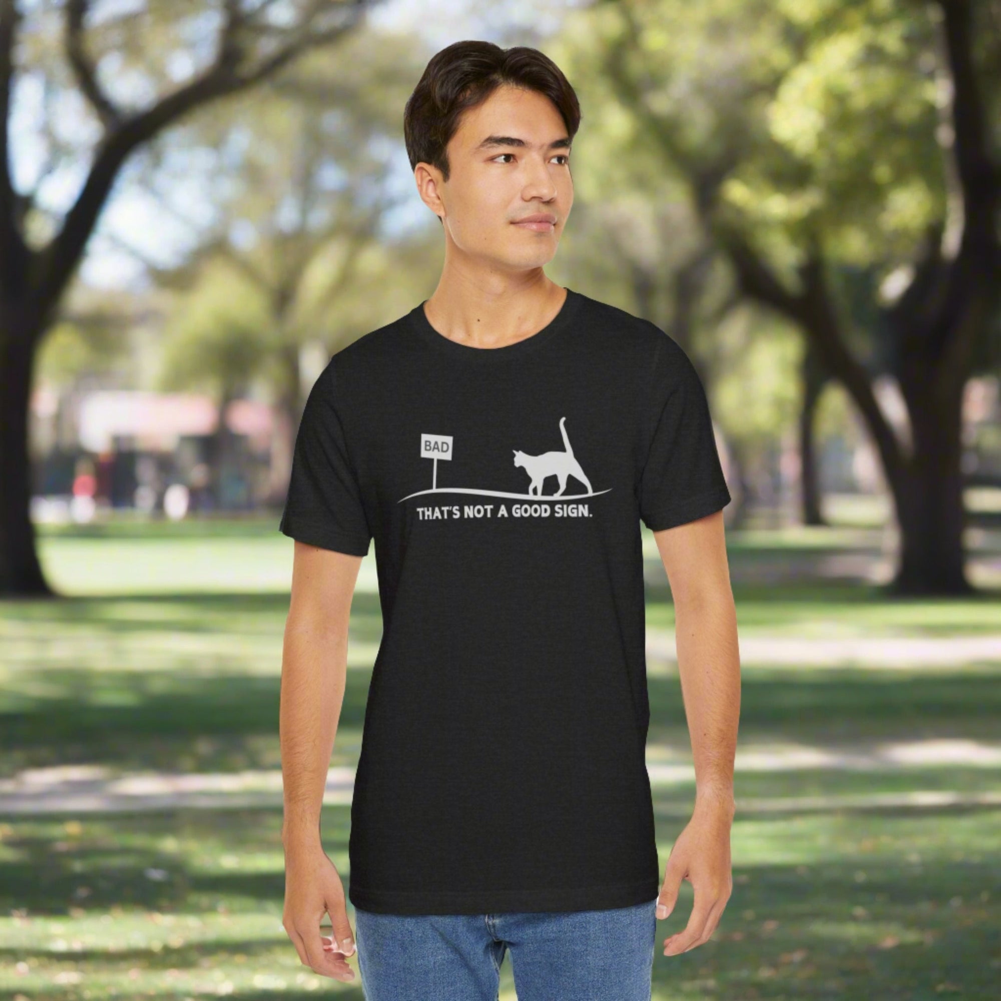 Bad Sign Unisex Jersey Short Sleeve Tee - T - Shirt - Epileptic Al’s Shop