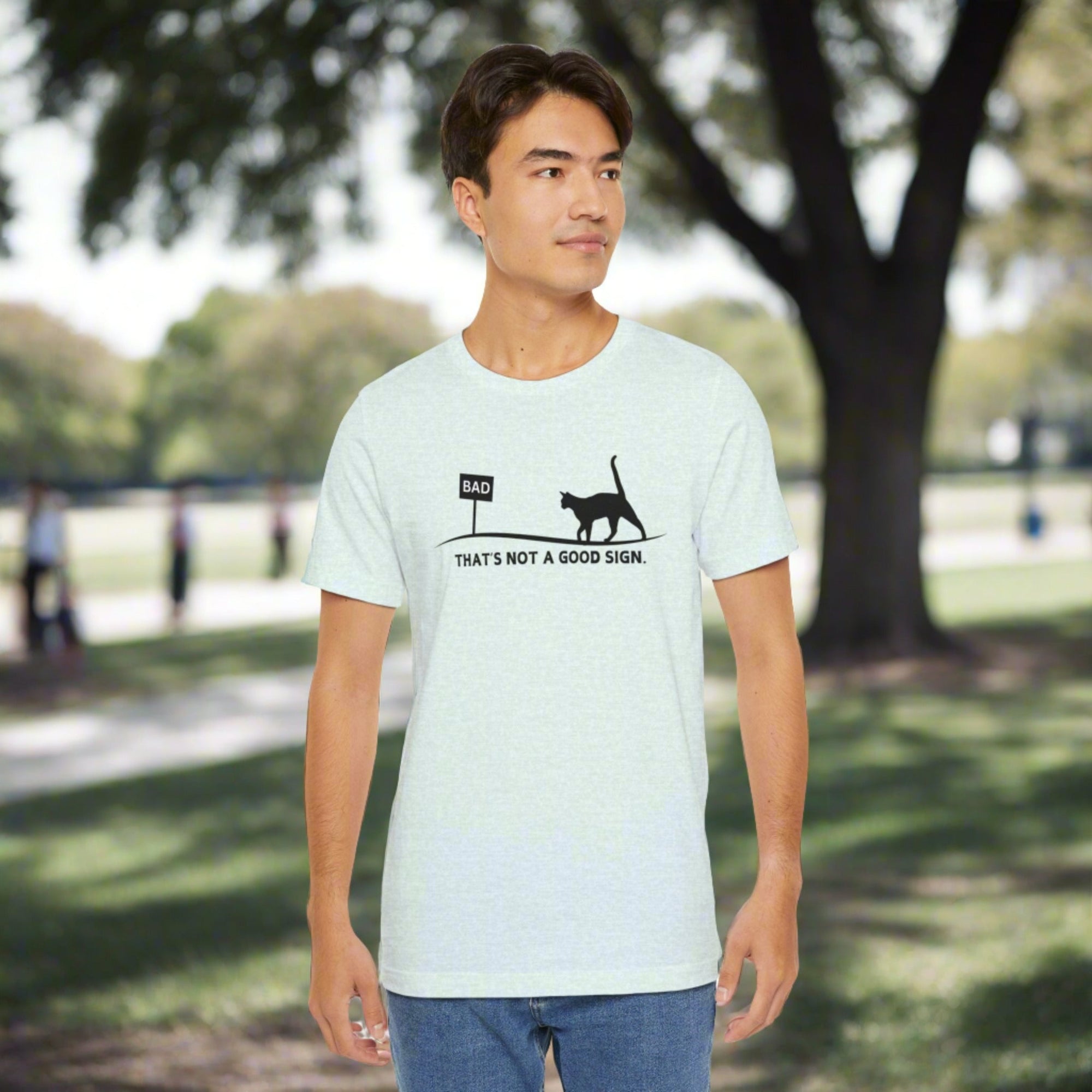 Bad Sign Unisex Jersey Short Sleeve Tee - T - Shirt - Epileptic Al’s Shop
