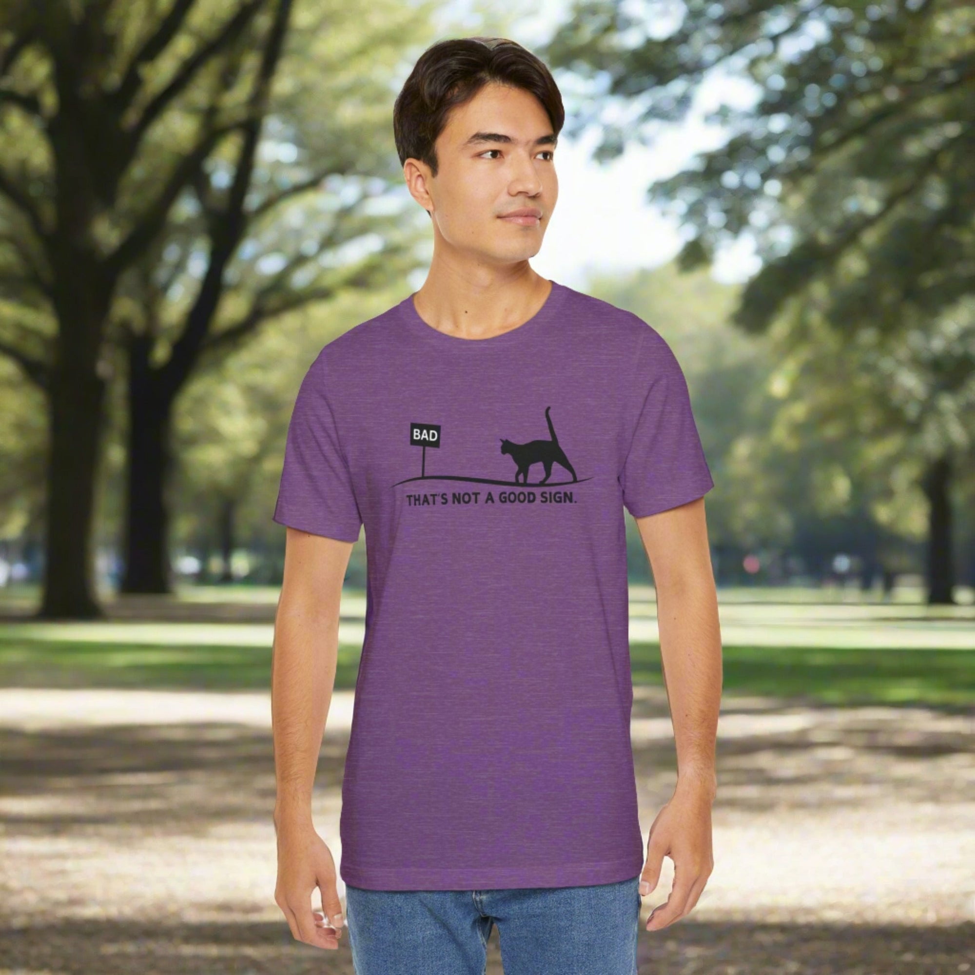 Bad Sign Unisex Jersey Short Sleeve Tee - T - Shirt - Epileptic Al’s Shop