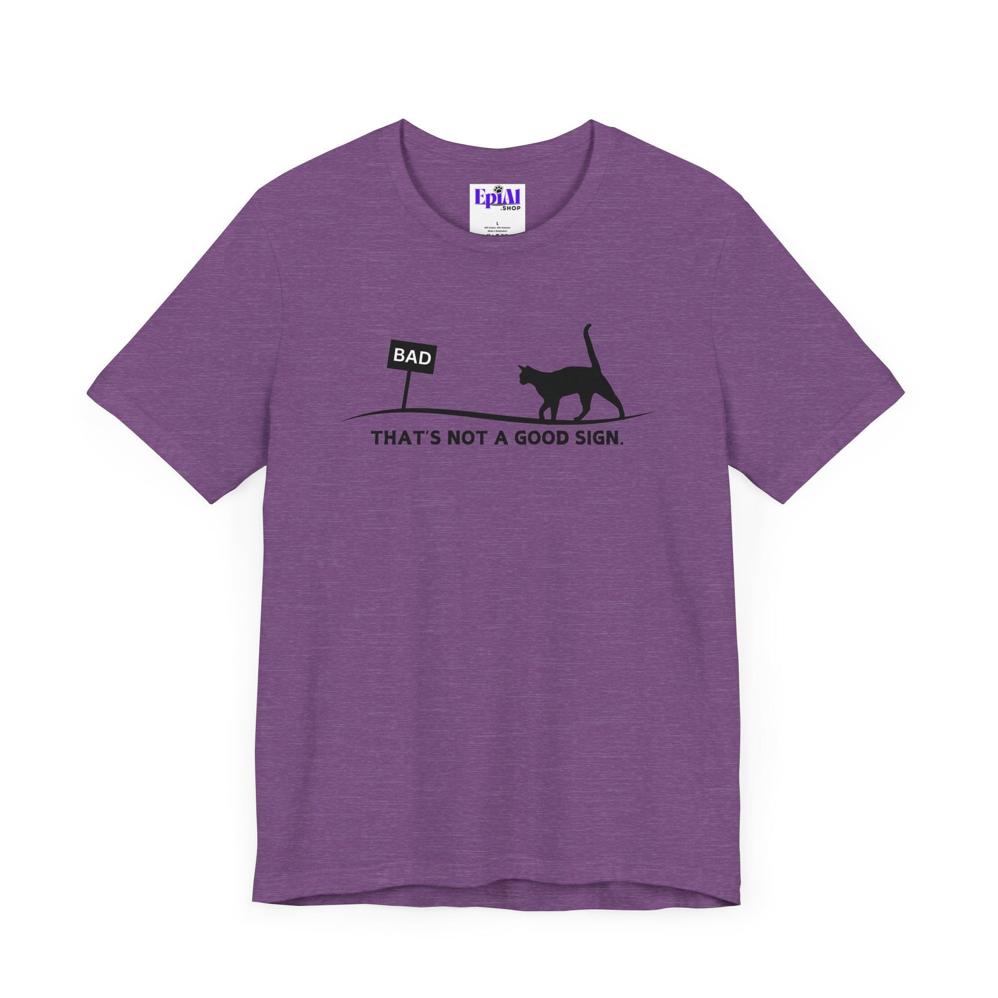 Bad Sign Unisex Jersey Short Sleeve Tee - T - Shirt - Epileptic Al’s Shop