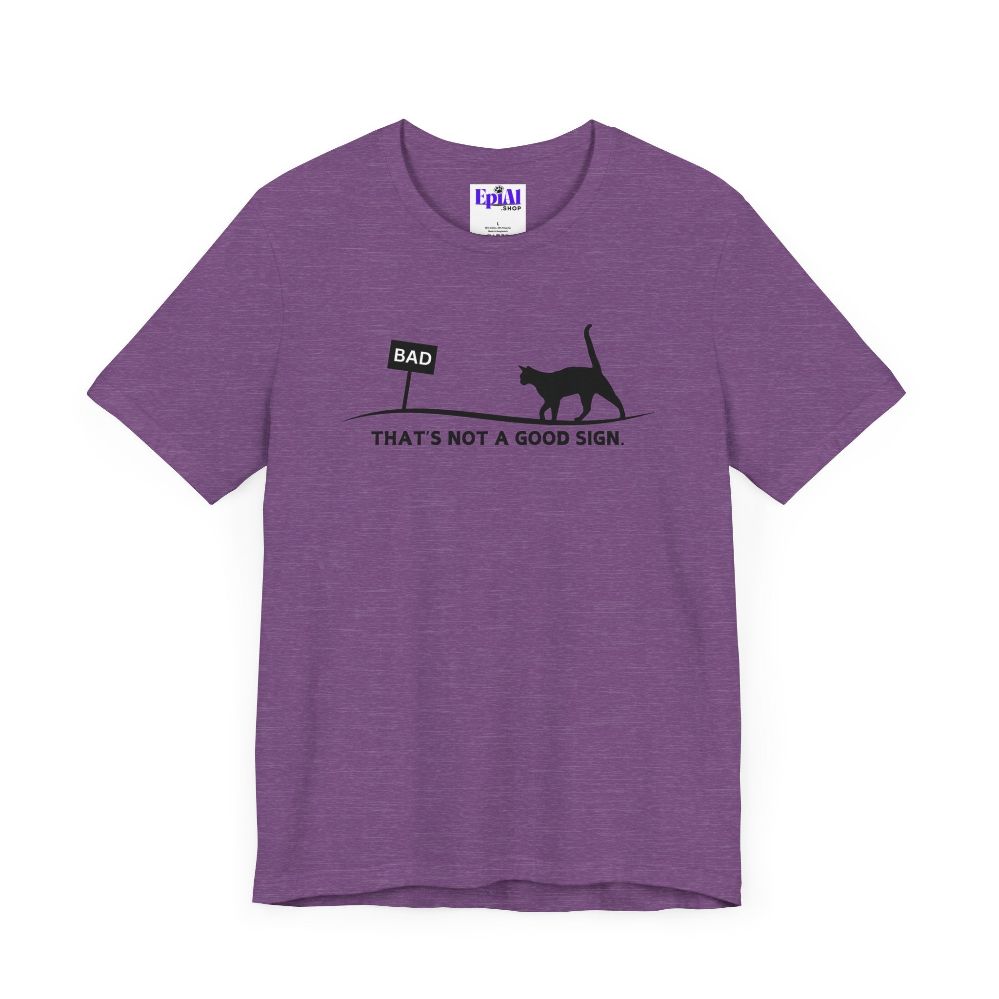 Bad Sign Unisex Jersey Short Sleeve Tee - T - Shirt - Epileptic Al’s Shop