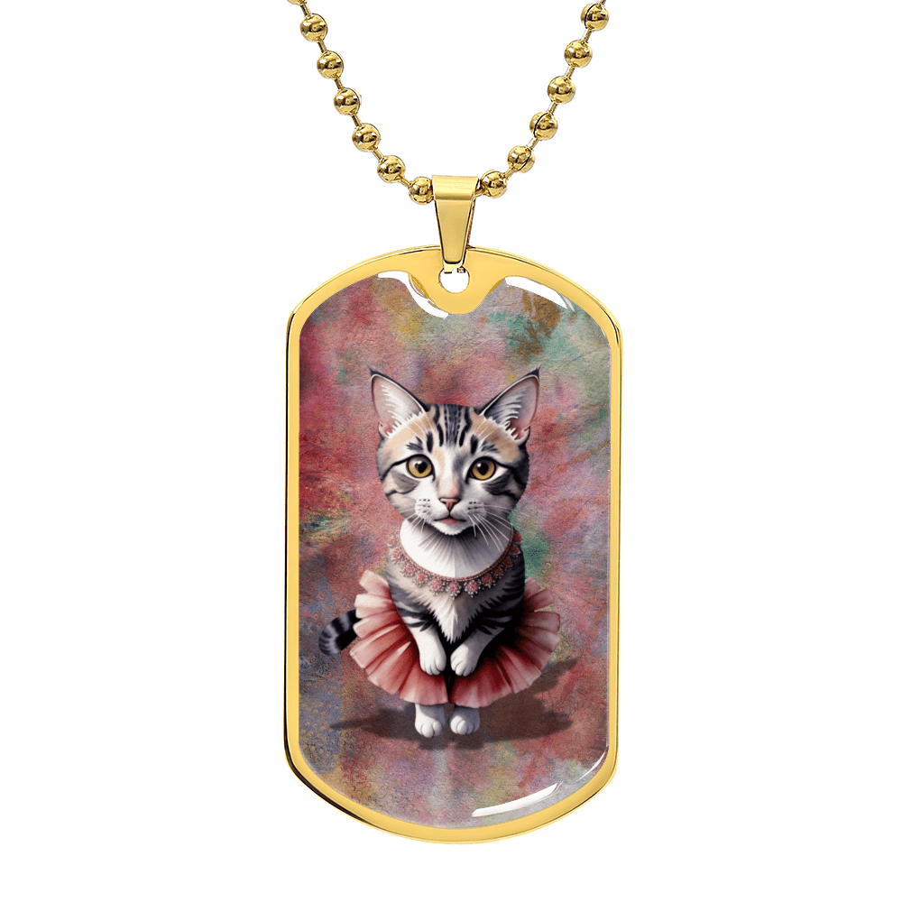 Ballerina Kitty Novelty Necklace - Jewelry, Necklaces - EpiAl's Shop
