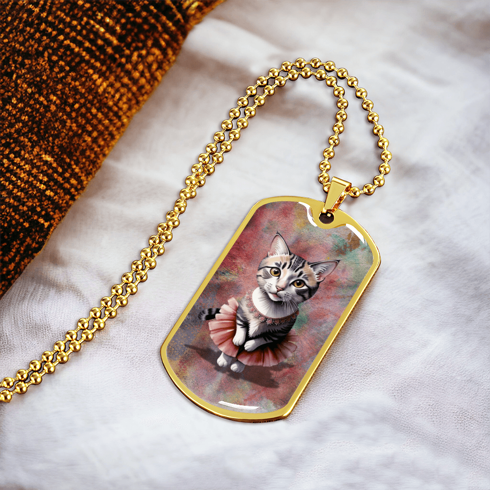 Ballerina Kitty Novelty Necklace - Jewelry, Necklaces - EpiAl's Shop