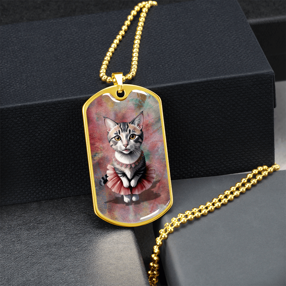 Ballerina Kitty Novelty Necklace - Jewelry, Necklaces - EpiAl's Shop