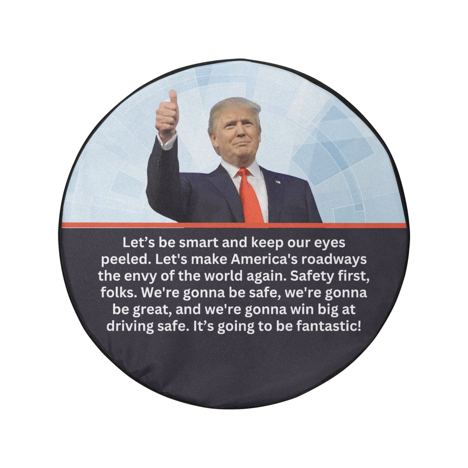 Trump Safe Spare Tire Cover (Large)(17")