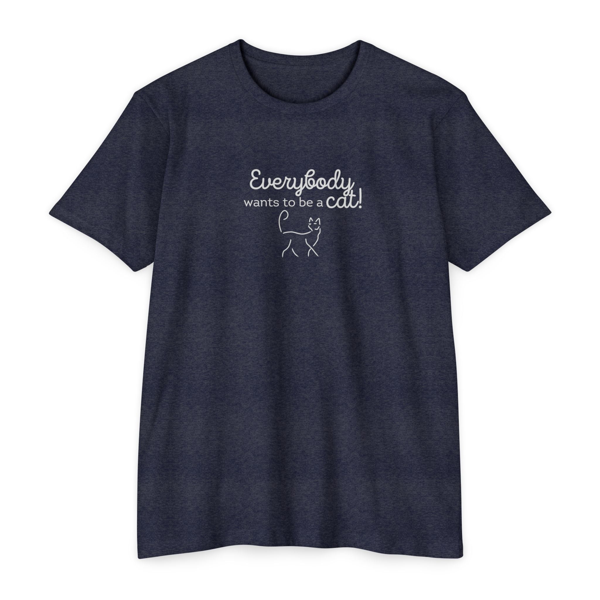 Be a Cat Unisex CVC Jersey T - shirt - T - Shirt - Epileptic Al’s Shop