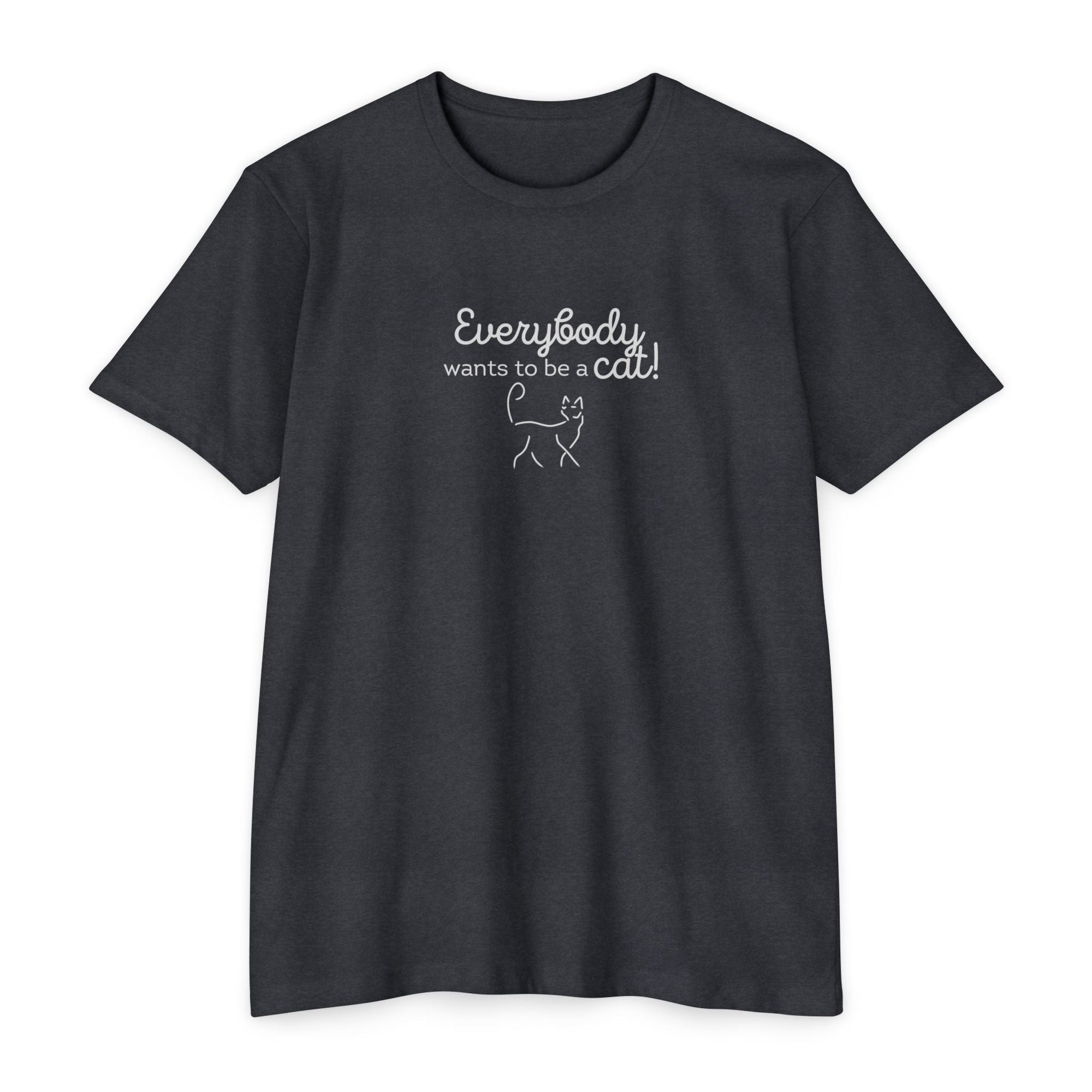 Be a Cat Unisex CVC Jersey T - shirt - T - Shirt - Epileptic Al’s Shop