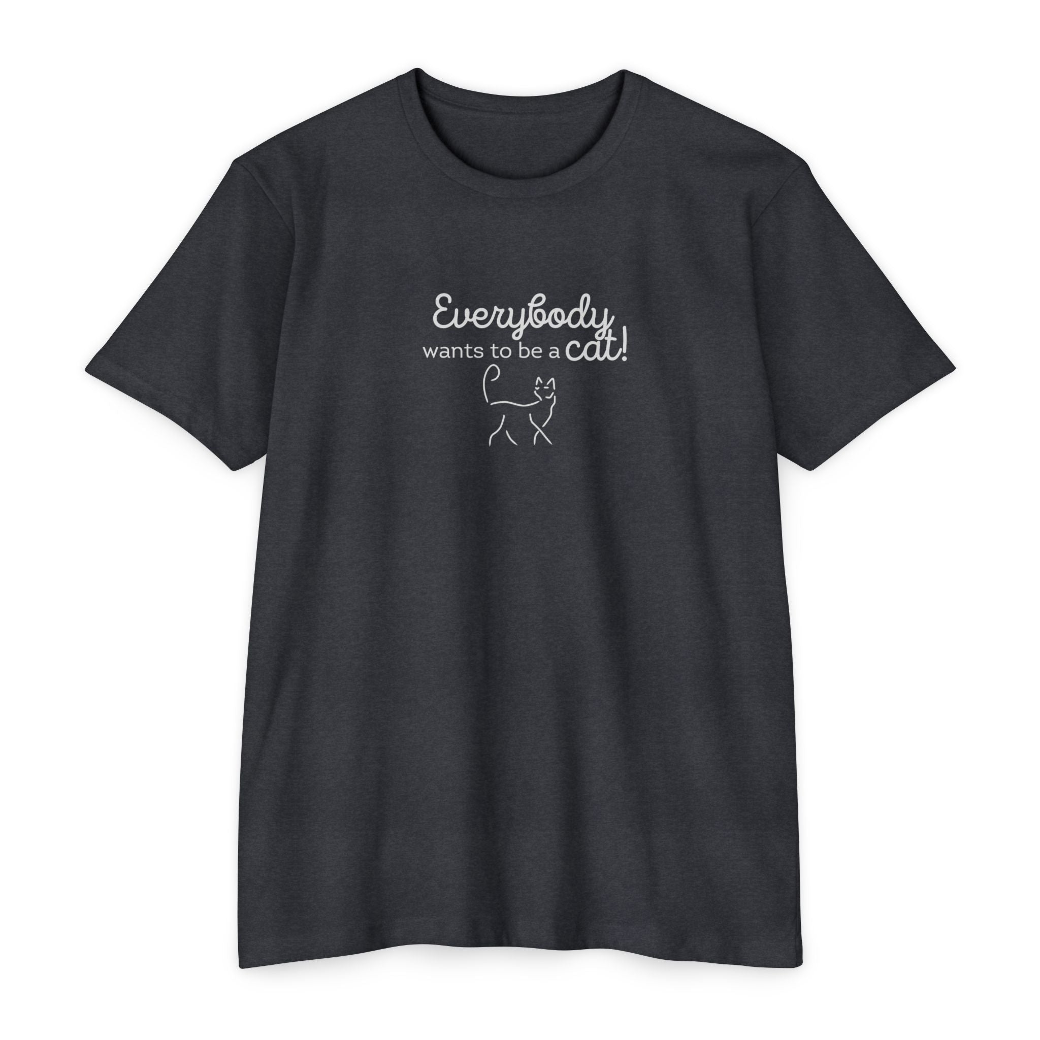 Be a Cat Unisex CVC Jersey T - shirt - T - Shirt - Epileptic Al’s Shop