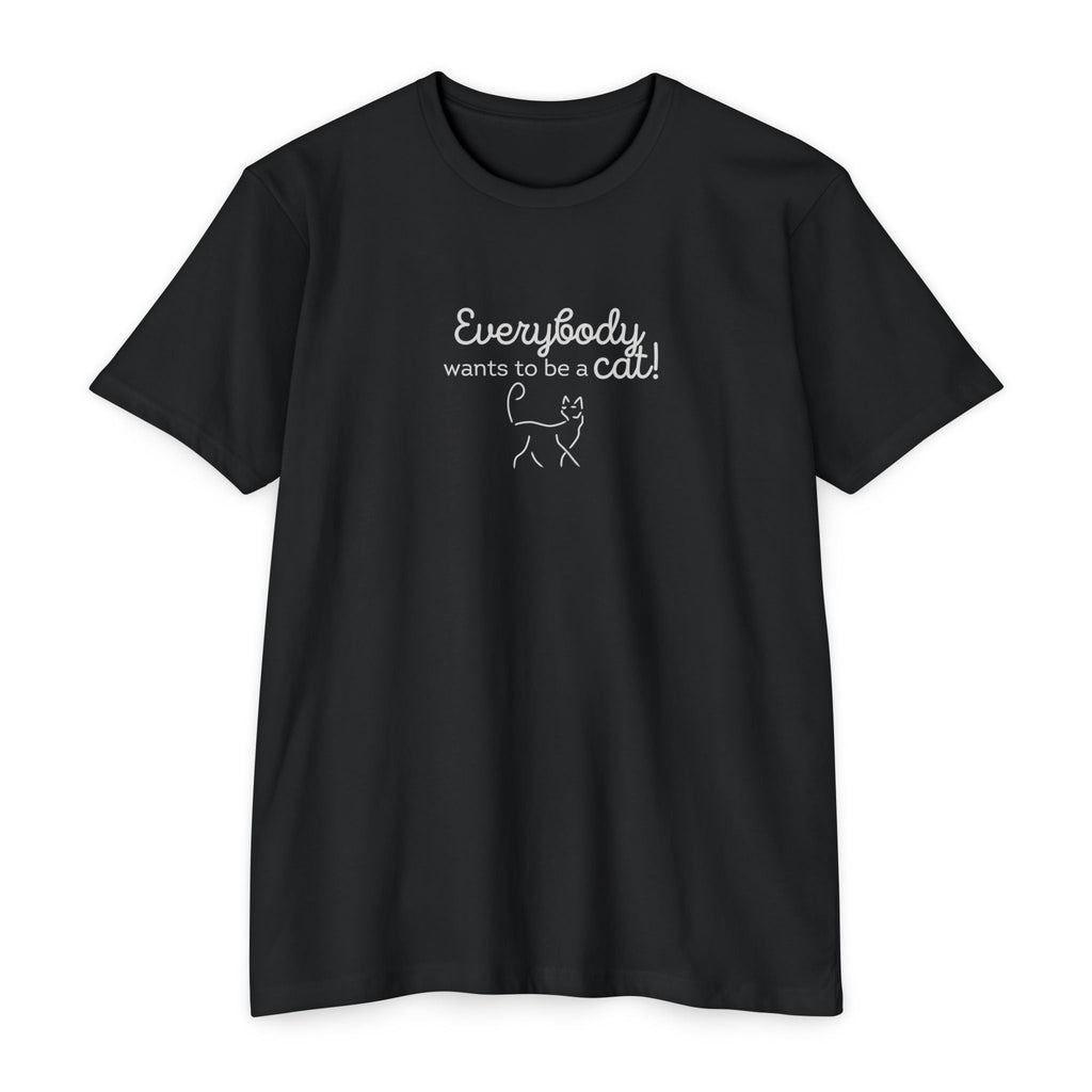 Be a Cat Unisex CVC Jersey T - shirt - T - Shirt - Epileptic Al’s Shop