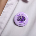 Be Brave Brain Epilepsy Awareness Pin Buttons - Collectibles, Pinback Buttons - EpiAl's Shop