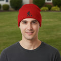Beanie Hat (Embroidered Sasquatch and Cat Design) - Hats, Beanie - EpiAl's Shop