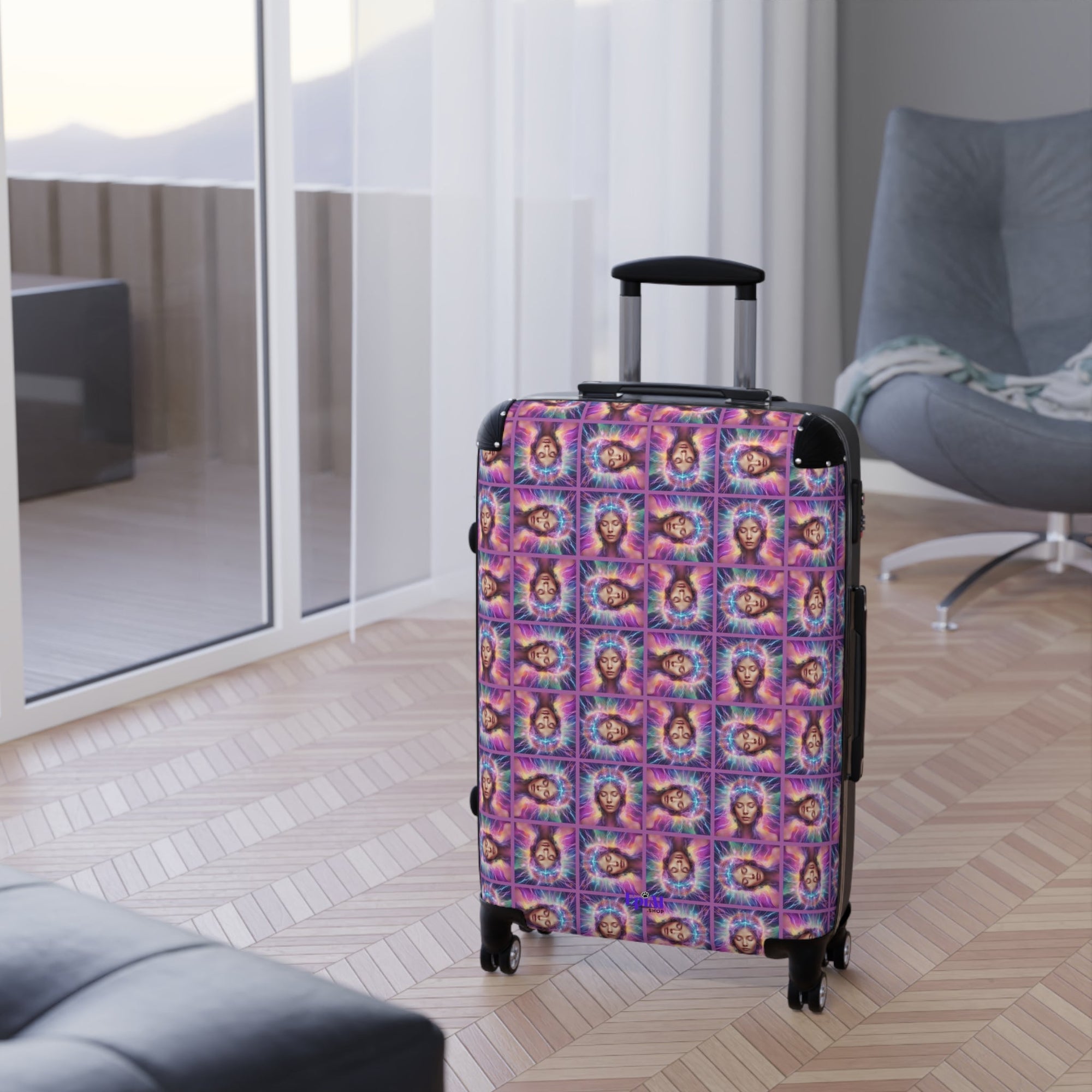 Beautiful Brain Epilepsy Awareness Suitcase - Bags, Suitcases - EpiAl's Shop
