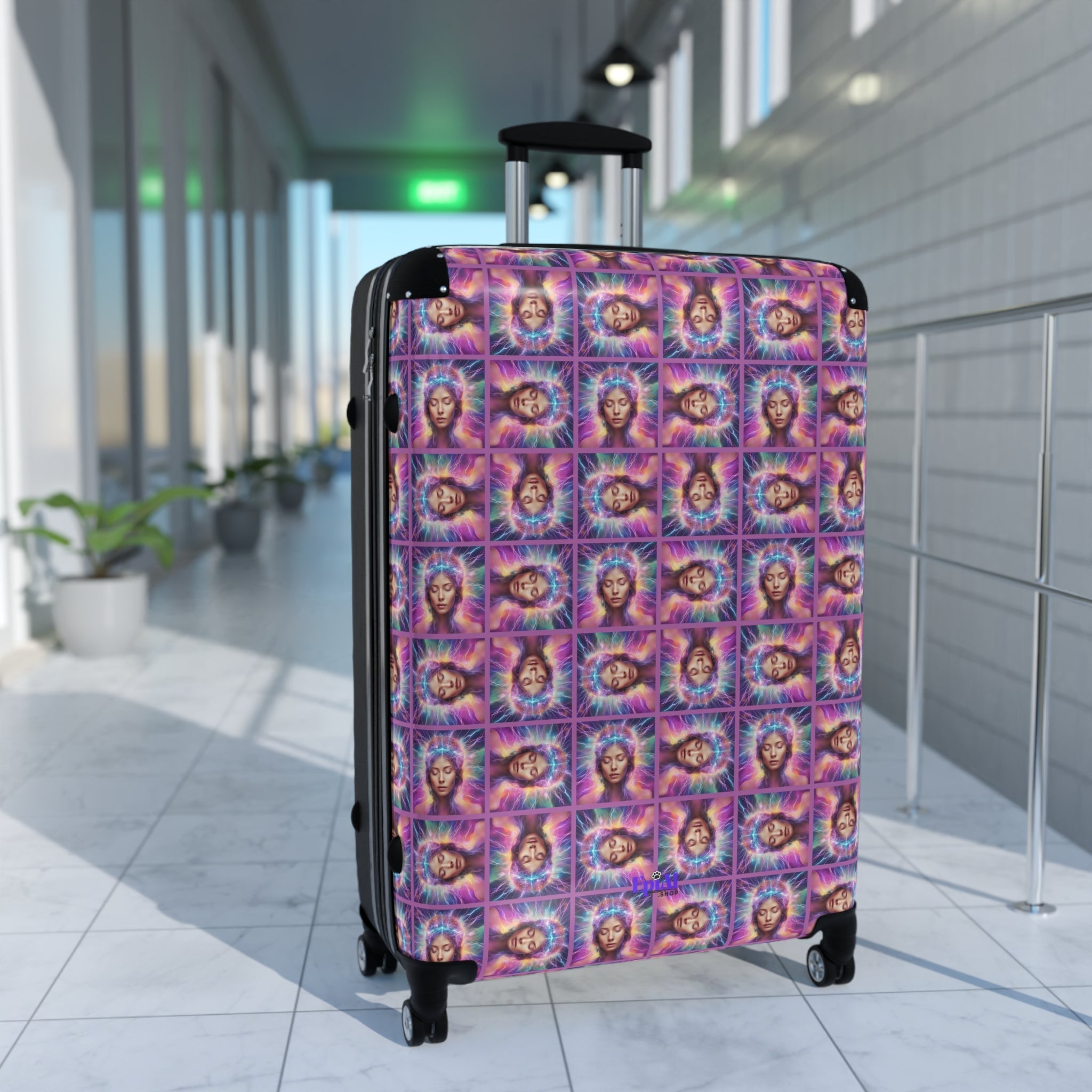Beautiful Brain Epilepsy Awareness Suitcase - Bags, Suitcases - EpiAl's Shop