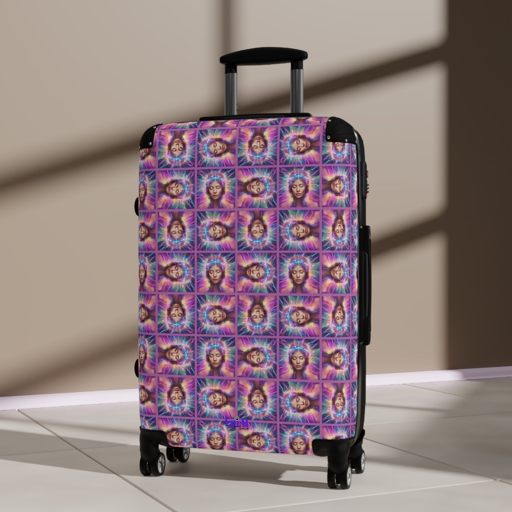 Beautiful Brain Epilepsy Awareness Suitcase - Bags, Suitcases - EpiAl's Shop