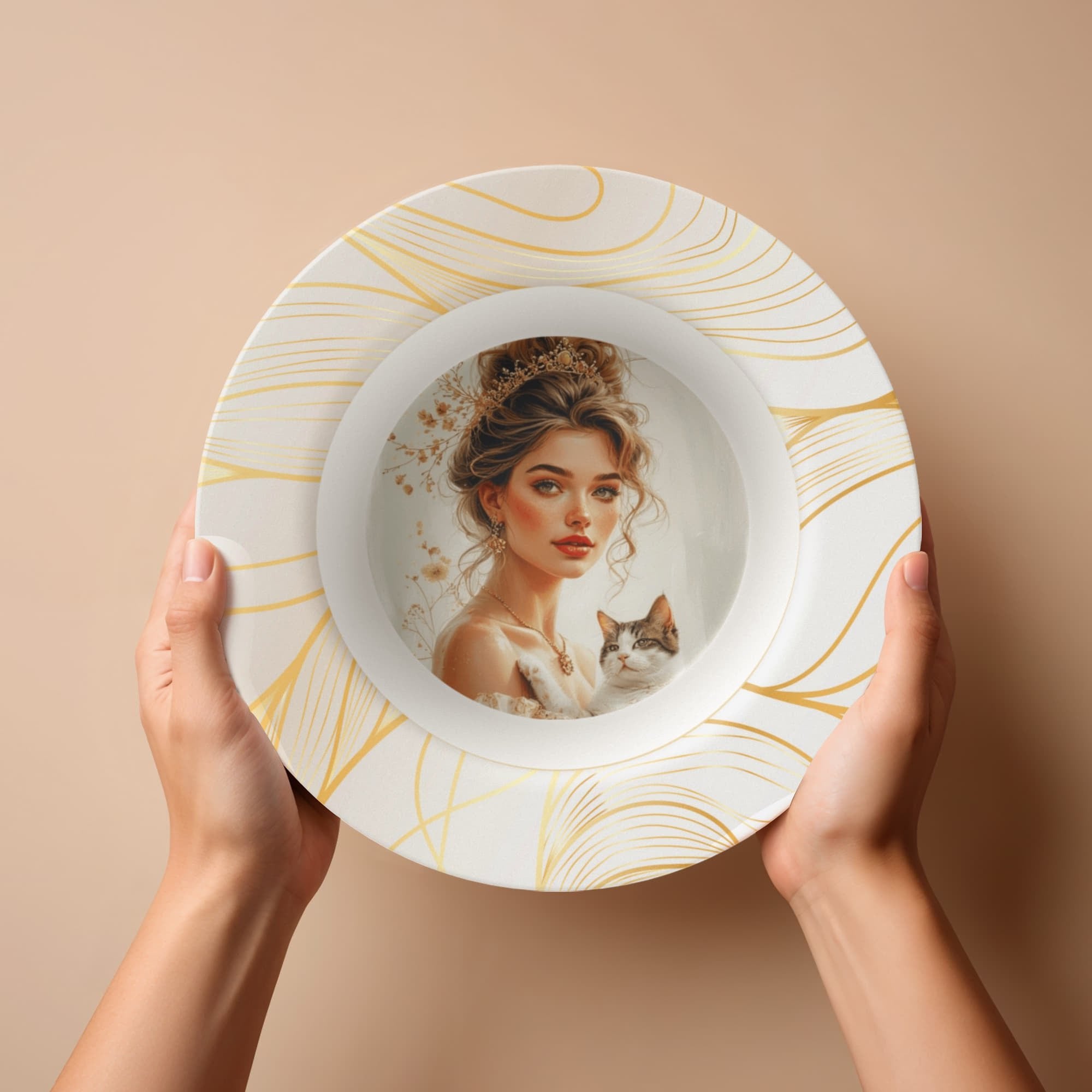 Beautiful Cat Lady Collectible Bowl - Decor, Kitchen & Dining, Bowls - EpiAl's Shop
