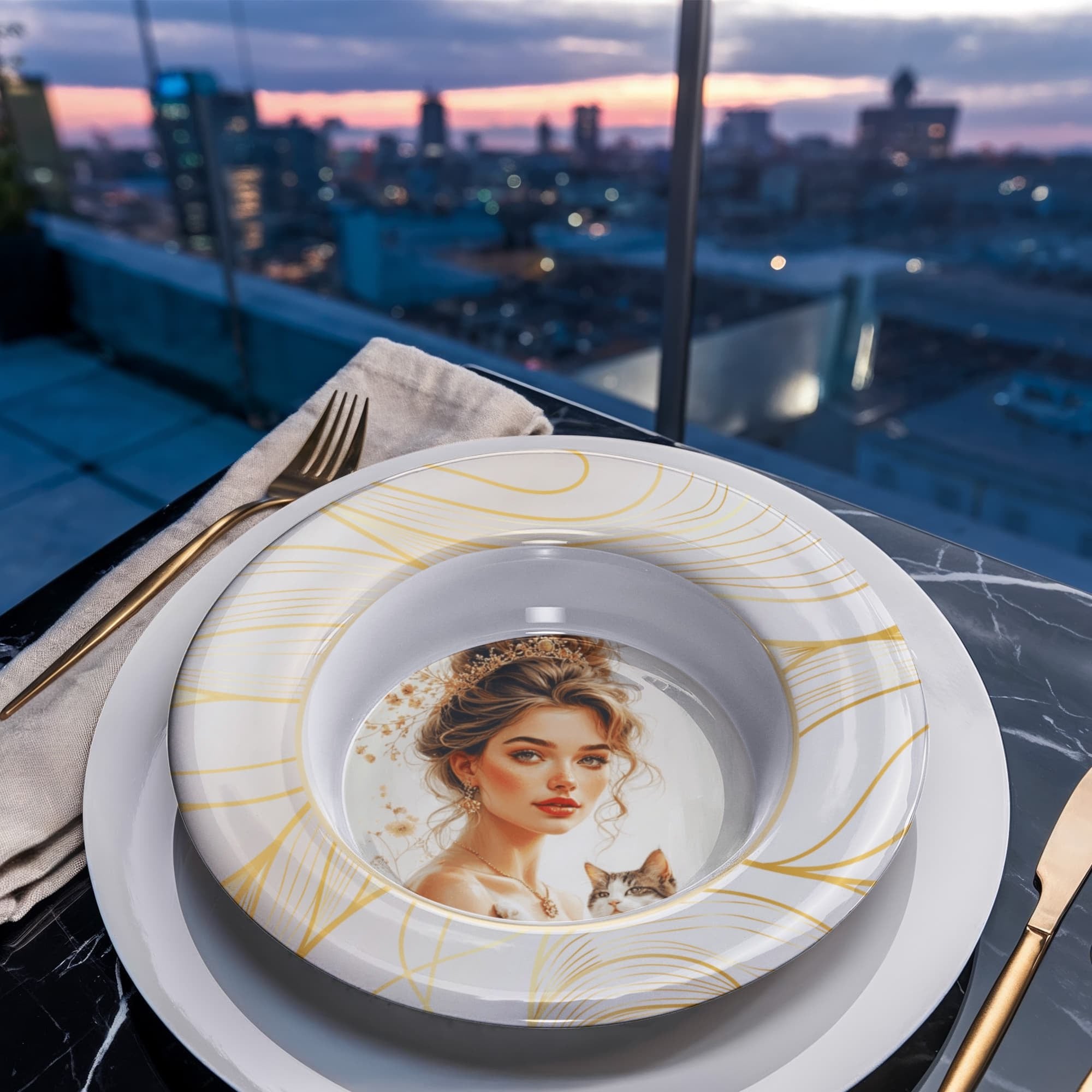 Beautiful Cat Lady Collectible Bowl - Decor, Kitchen & Dining, Bowls - EpiAl's Shop