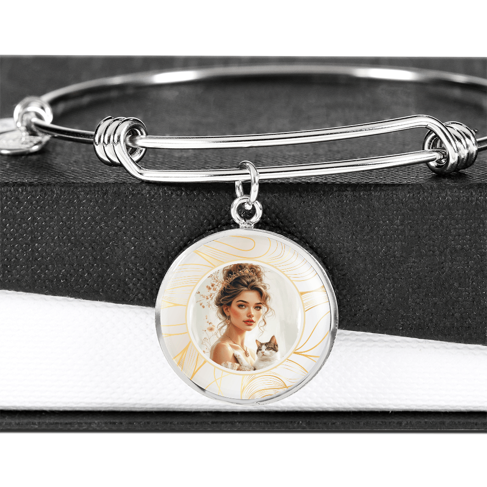 Beautiful Cat Lady Pendant Bracelet - Jewelry, Bracelets - EpiAl's Shop