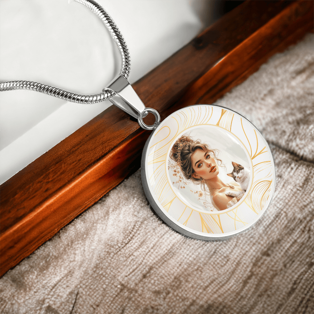 Beautiful Cat Lady Pendant Necklace - Jewelry, Necklaces - EpiAl's Shop