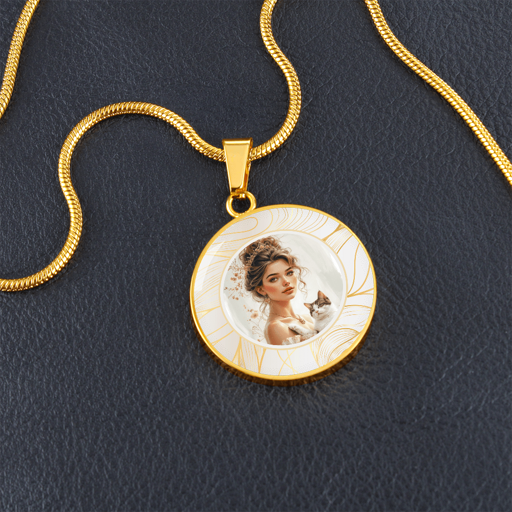 Beautiful Cat Lady Pendant Necklace - Jewelry, Necklaces - EpiAl's Shop