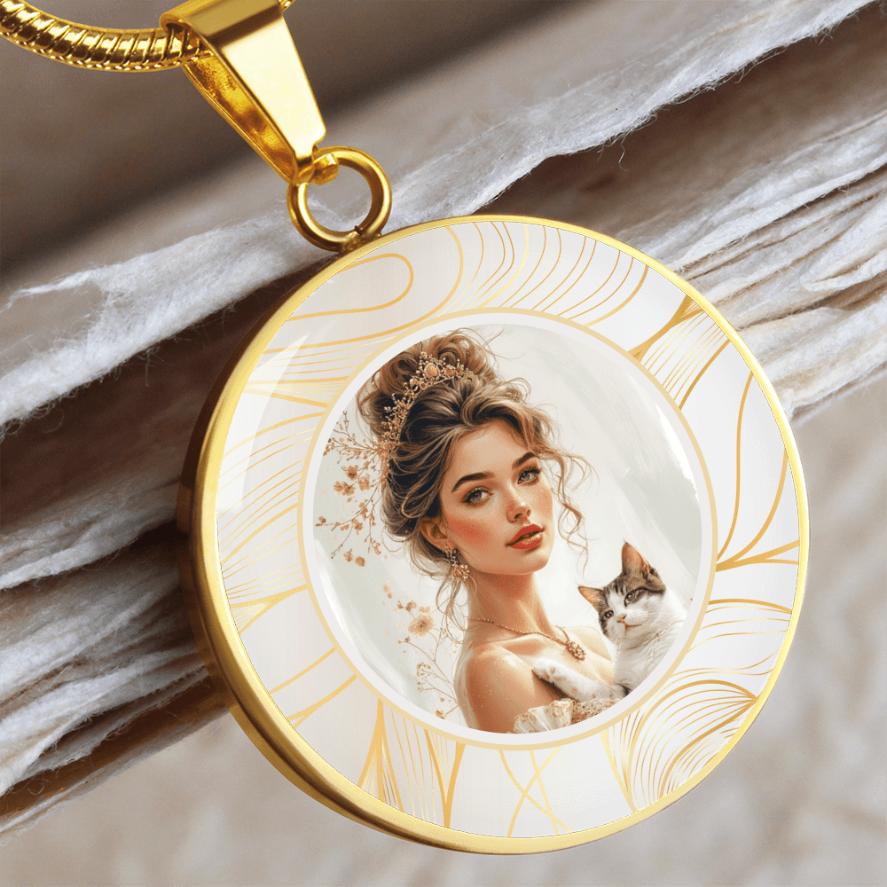 Beautiful Cat Lady Pendant Necklace - Jewelry, Necklaces - EpiAl's Shop