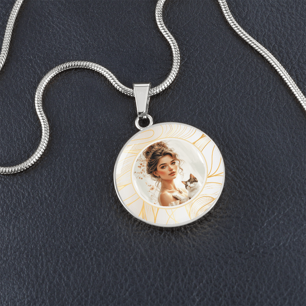 Beautiful Cat Lady Pendant Necklace - Jewelry, Necklaces - EpiAl's Shop