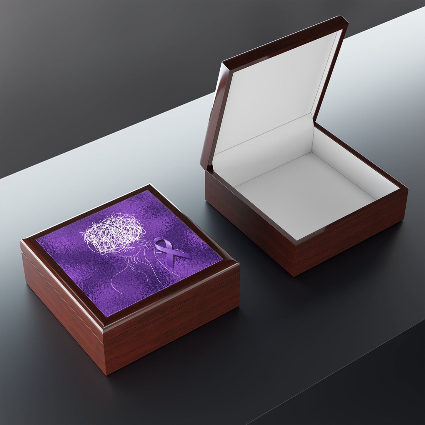 Beautiful Epilepsy Brain Jewelry Box - Home Decor - Epileptic Al’s Shop