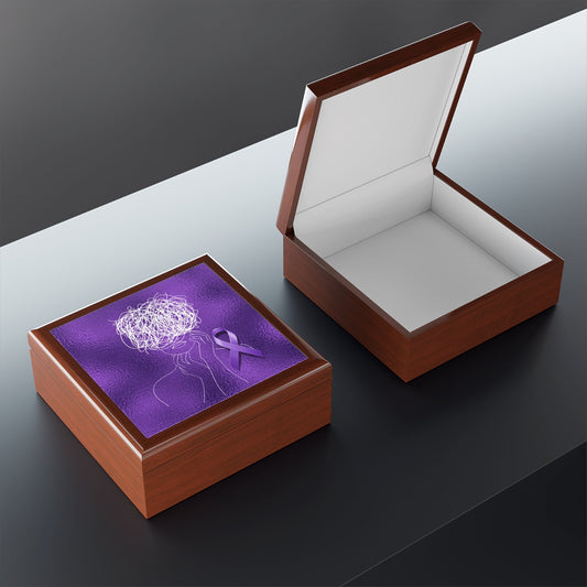 Beautiful Epilepsy Brain Jewelry Box - Home Decor - Epileptic Al’s Shop