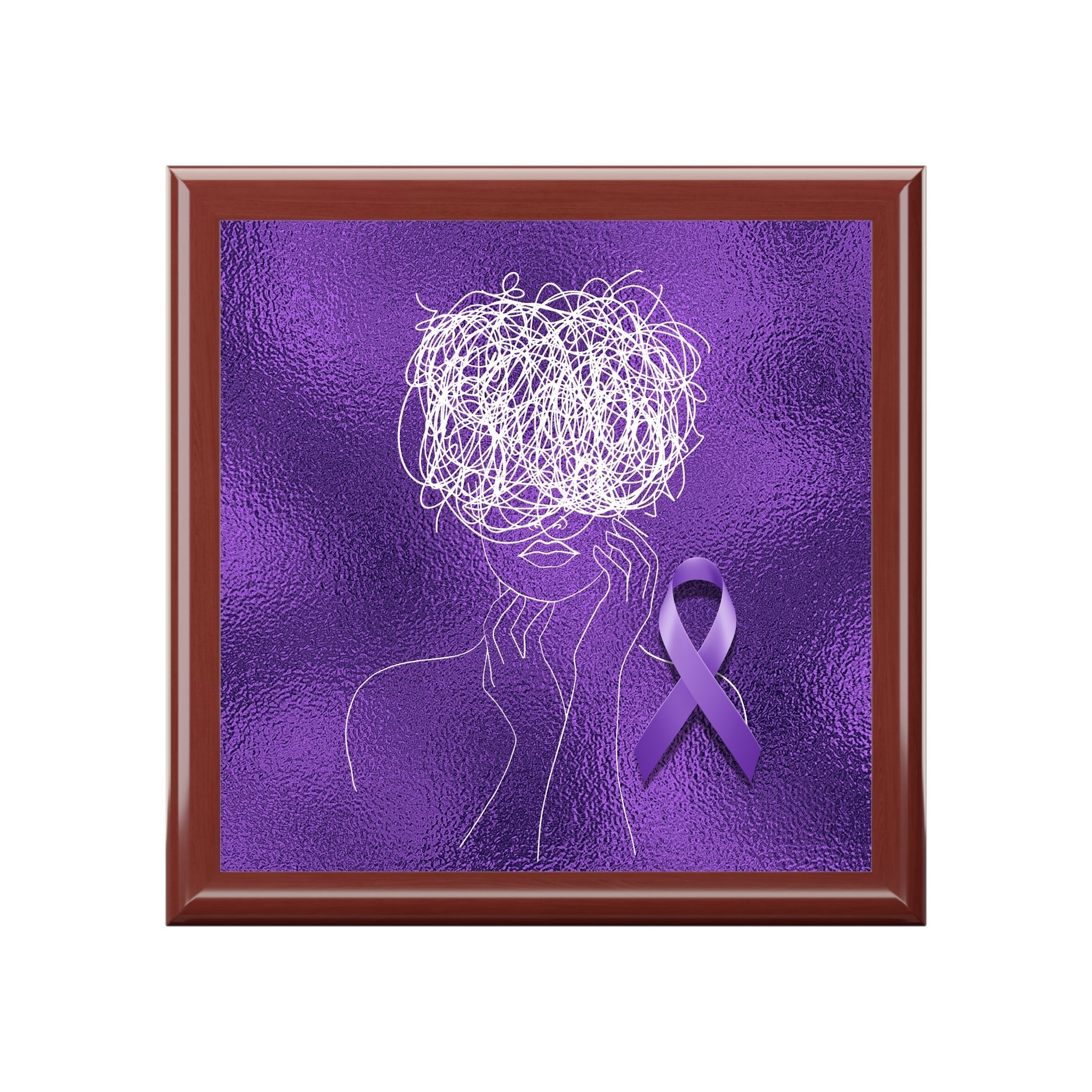 Beautiful Epilepsy Brain Jewelry Box - Home Decor - Epileptic Al’s Shop