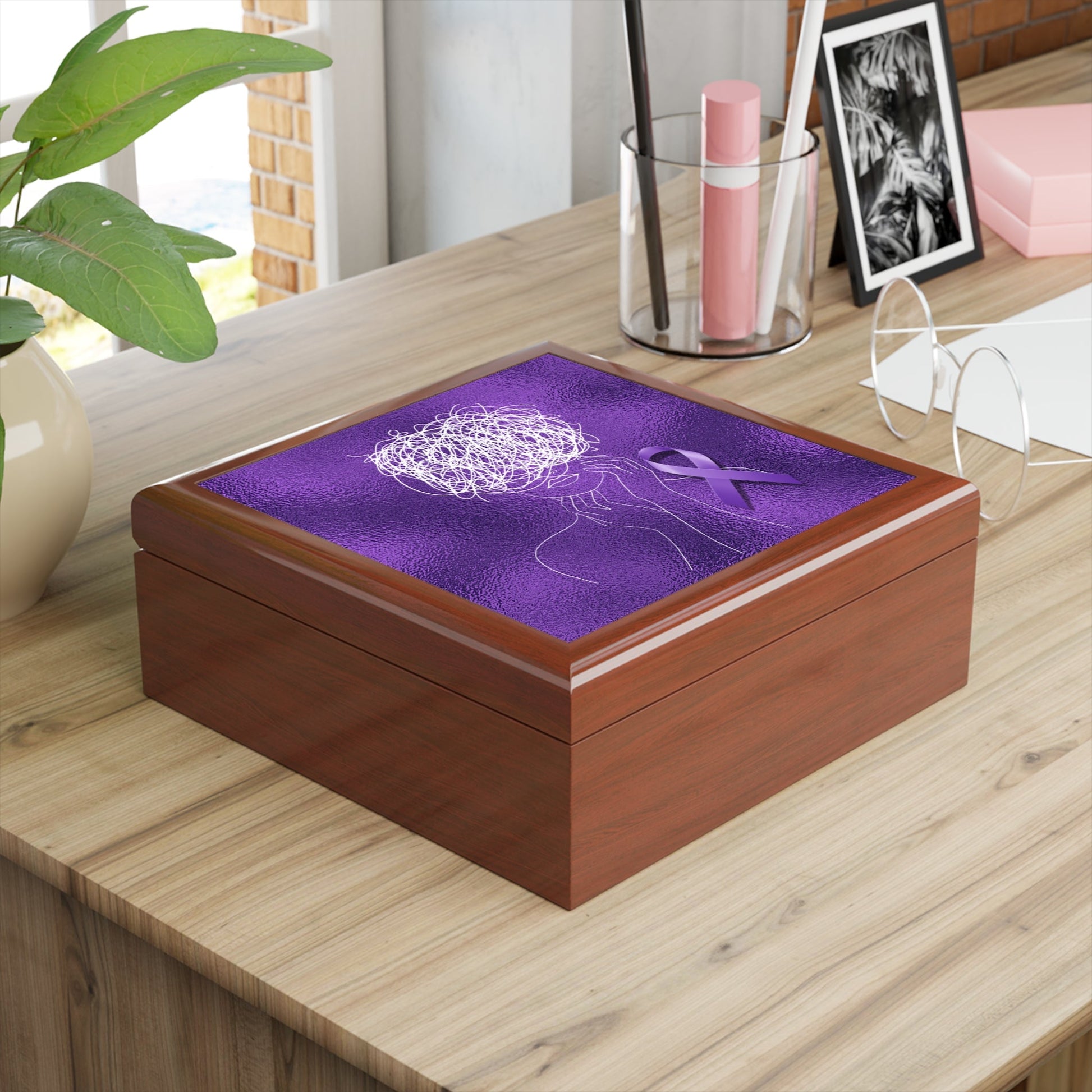 Beautiful Epilepsy Brain Jewelry Box - Home Decor - Epileptic Al’s Shop