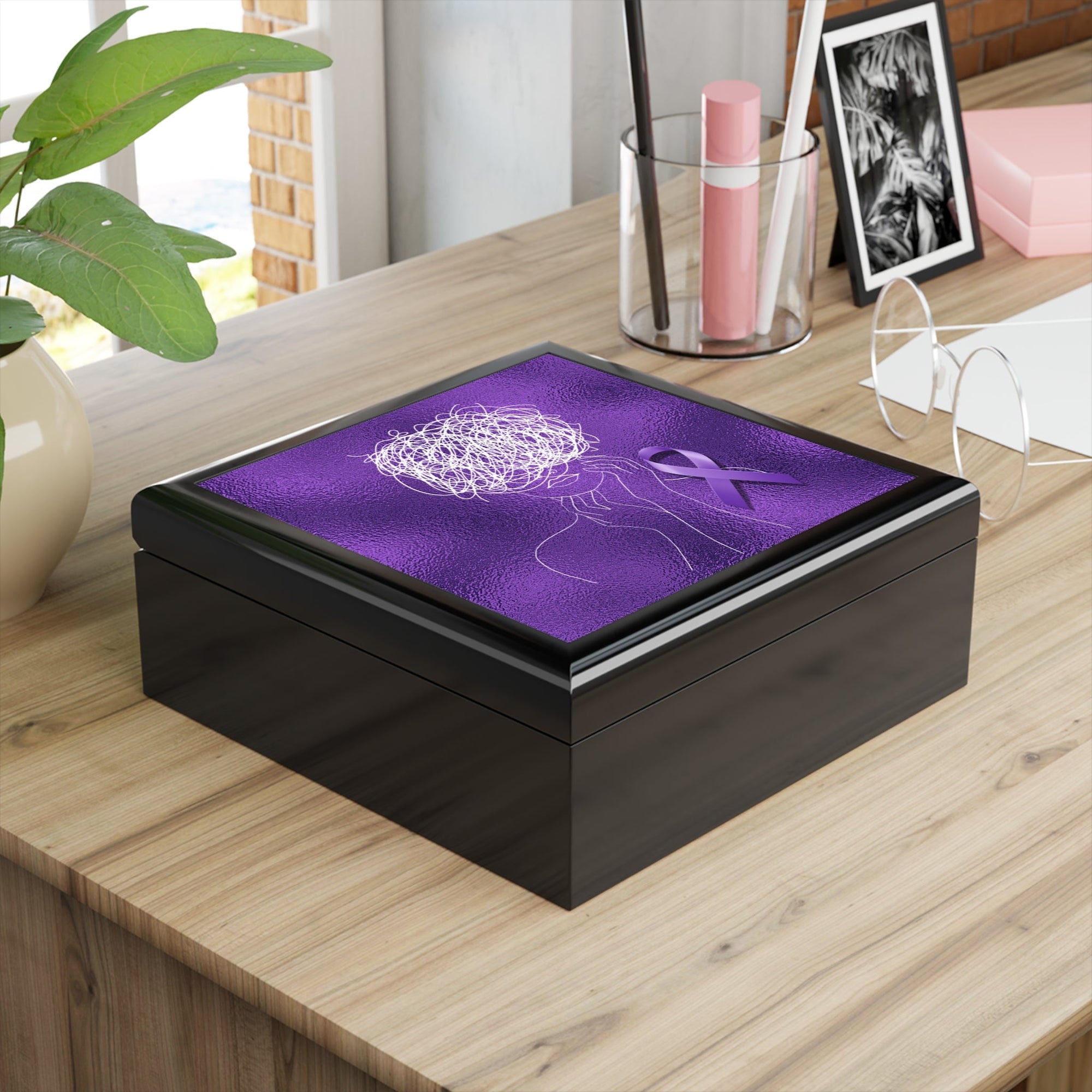 Beautiful Epilepsy Brain Jewelry Box - Home Decor - Epileptic Al’s Shop