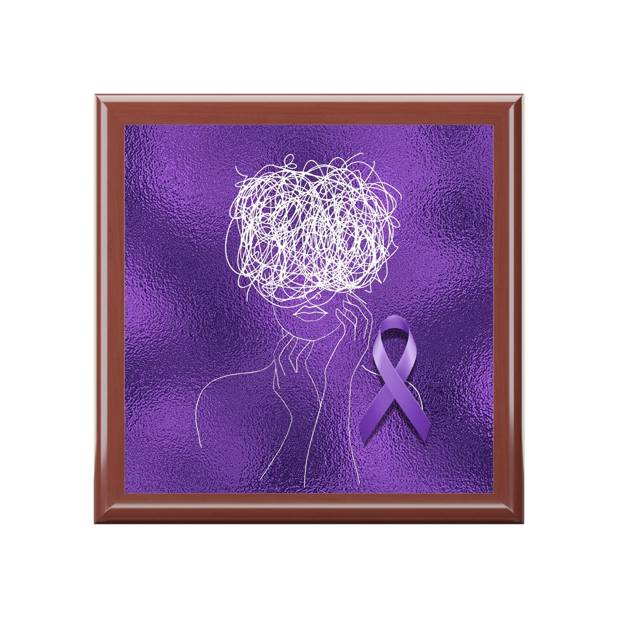 Beautiful Epilepsy Brain Jewelry Box - Home Decor - Epileptic Al’s Shop