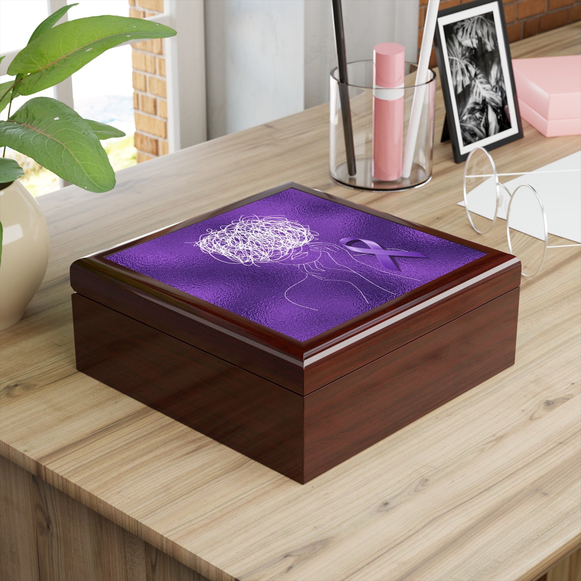 Beautiful Epilepsy Brain Jewelry Box - Home Decor - Epileptic Al’s Shop