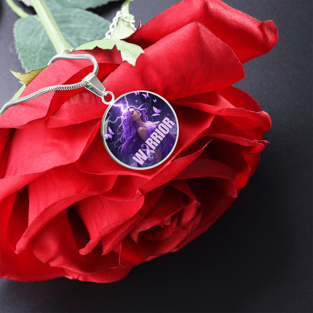 Beautiful Epilepsy Warrior Pendant Necklace - Jewelry, Necklaces - EpiAl's Shop