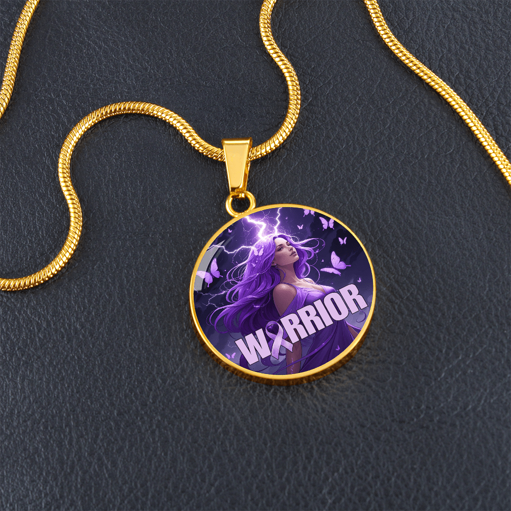 Beautiful Epilepsy Warrior Pendant Necklace - Jewelry, Necklaces - EpiAl's Shop