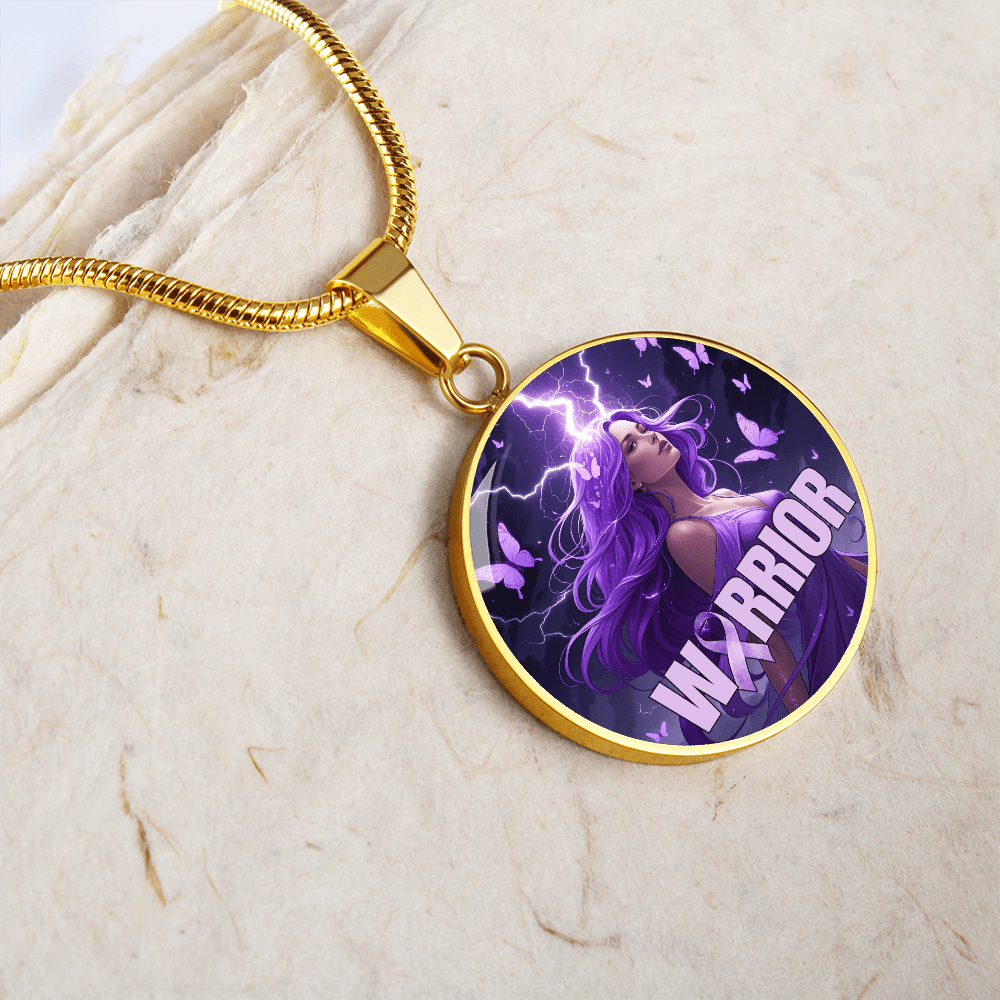 Beautiful Epilepsy Warrior Pendant Necklace - Jewelry, Necklaces - EpiAl's Shop