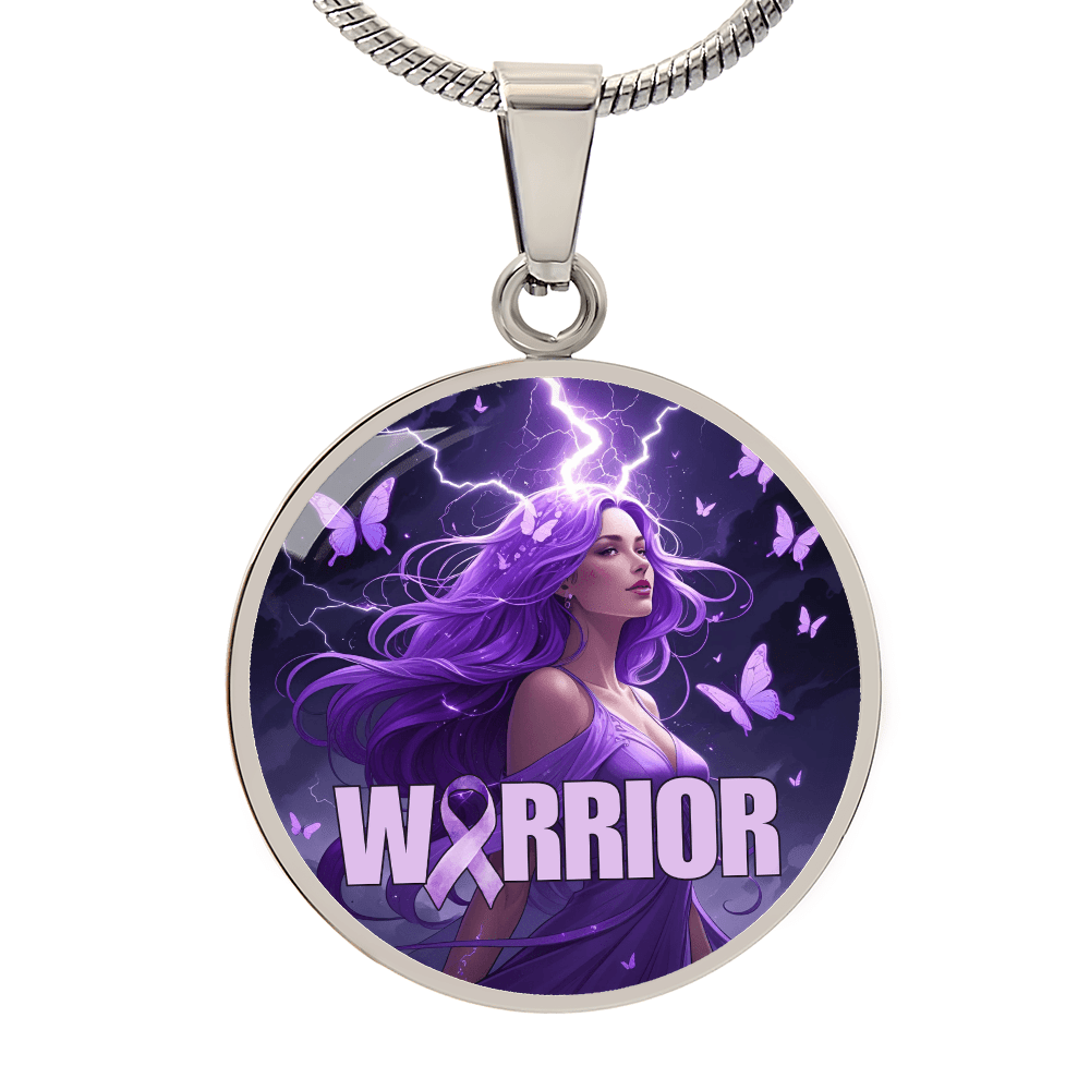 Beautiful Epilepsy Warrior Pendant Necklace - Jewelry, Necklaces - EpiAl's Shop