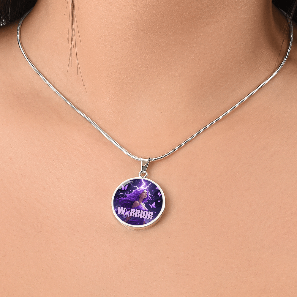 Beautiful Epilepsy Warrior Pendant Necklace - Jewelry, Necklaces - EpiAl's Shop
