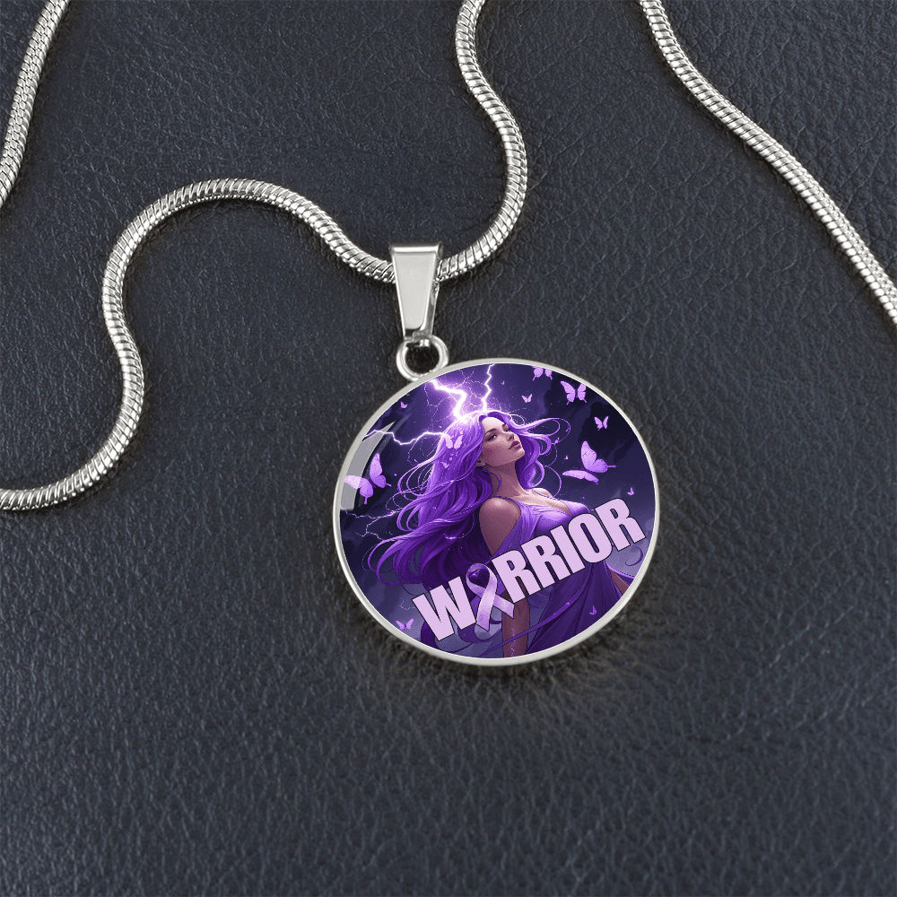 Beautiful Epilepsy Warrior Pendant Necklace - Jewelry, Necklaces - EpiAl's Shop