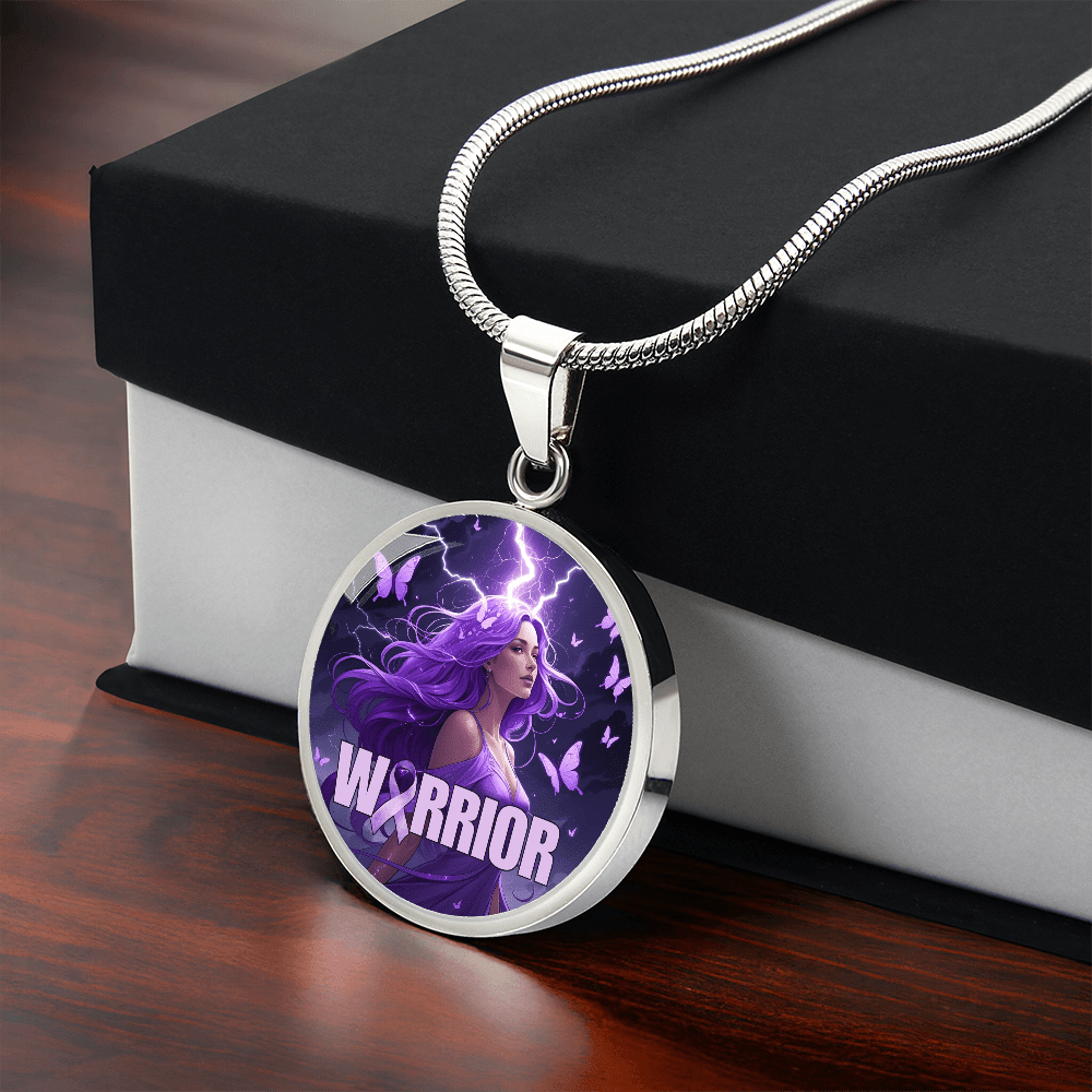 Beautiful Epilepsy Warrior Pendant Necklace - Jewelry, Necklaces - EpiAl's Shop