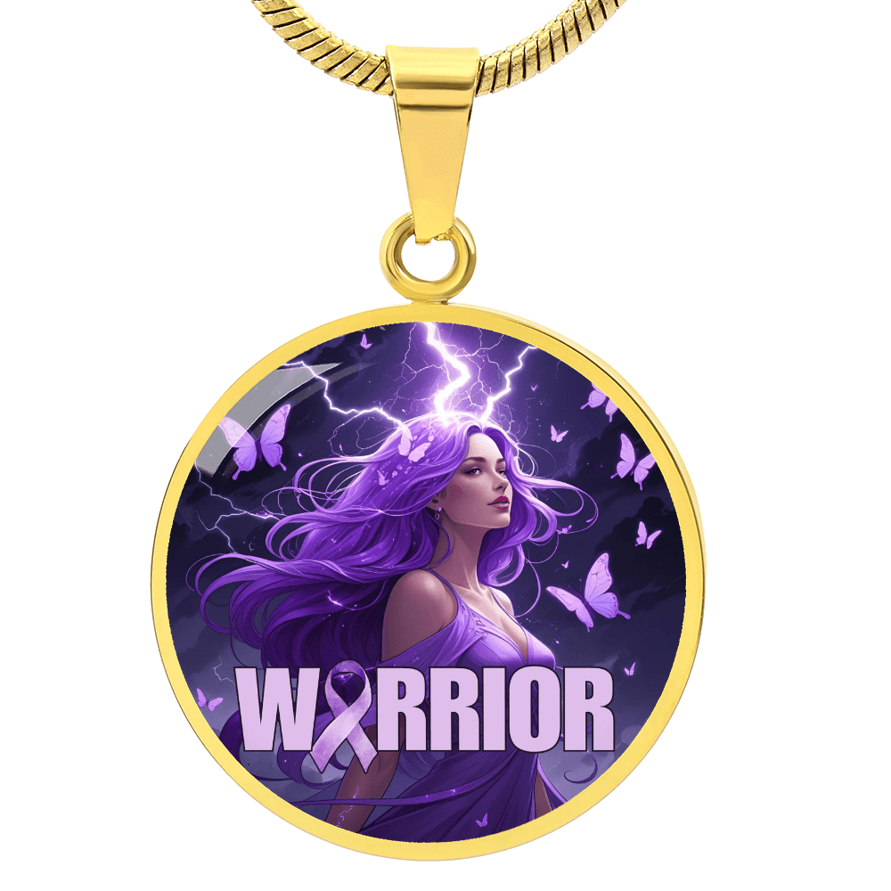 Beautiful Epilepsy Warrior Pendant Necklace - Jewelry, Necklaces - EpiAl's Shop